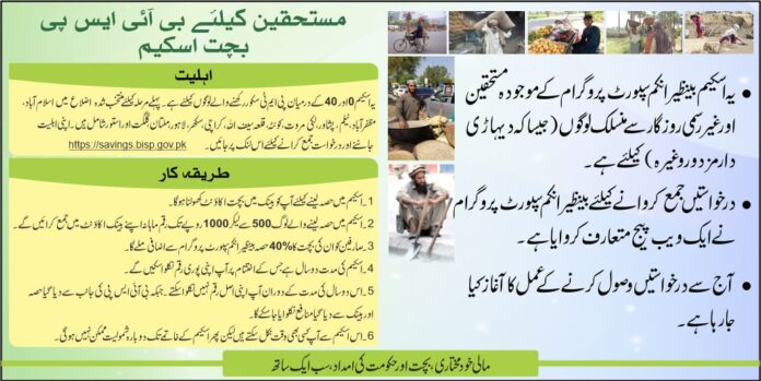 BISP Bachat Scheme | BISP - Savings Scheme